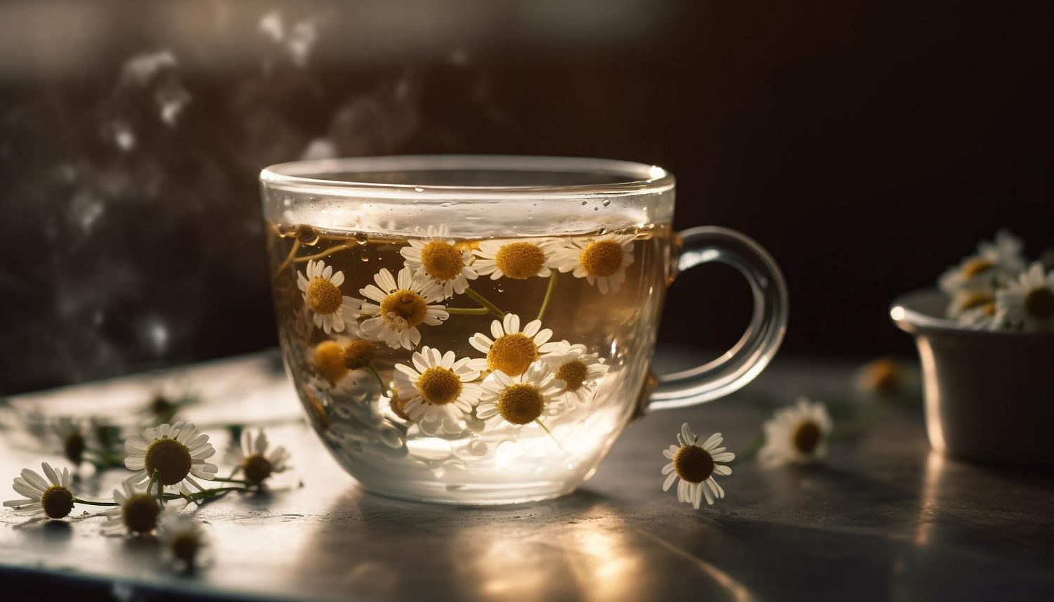 Chamomile has a soothing and relaxing sensation. (Image via Freepik/ Djvstock)