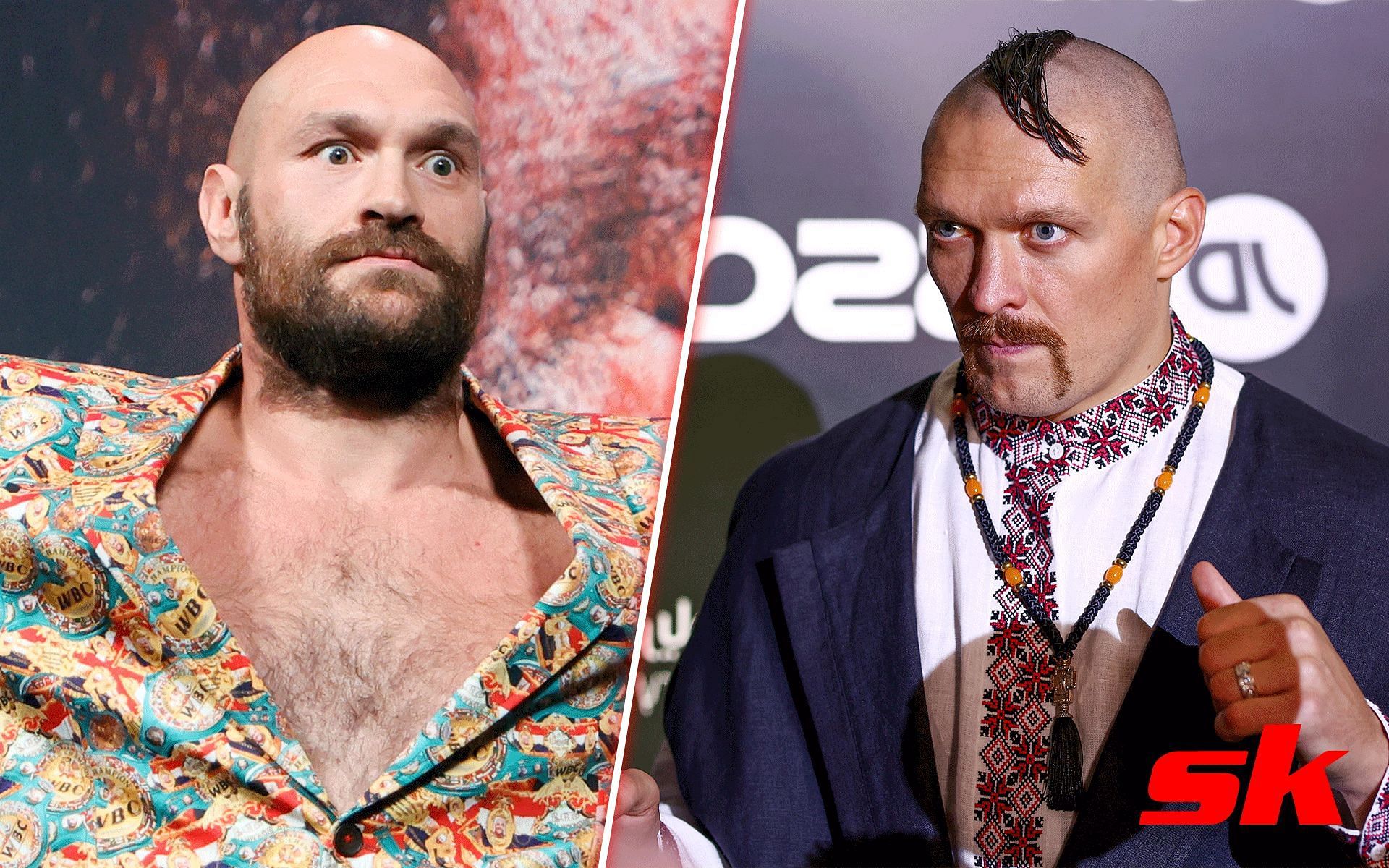 Tyson Fury and Oleksandr Usyk [Image credits: Getty Images]