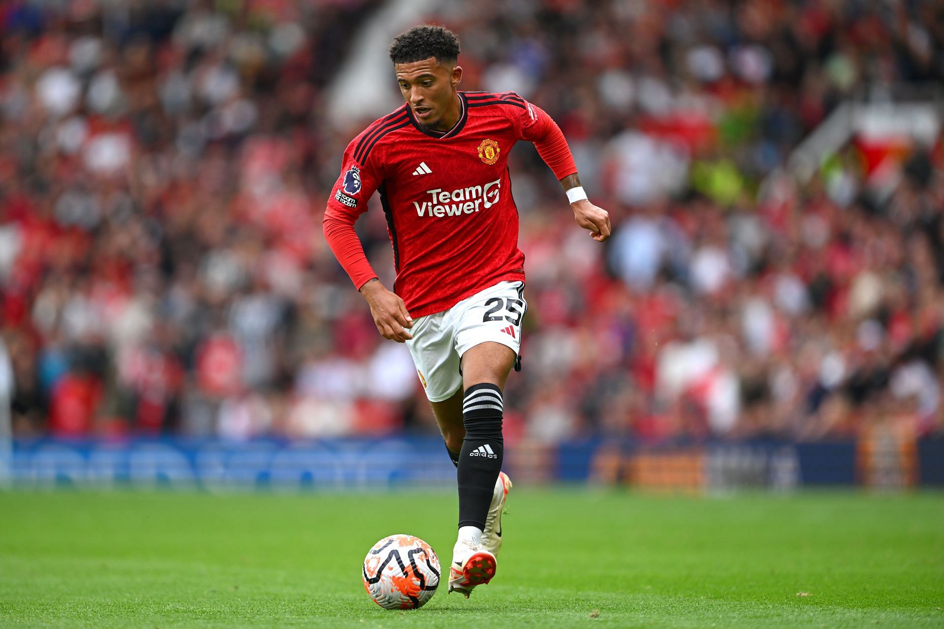 Jadon Sancho could leave the Red Devils on loan in January.