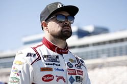 WATCH: Ricky Stenhouse Jr.'s car catches fire during NASCAR Cup race at Charlotte Roval