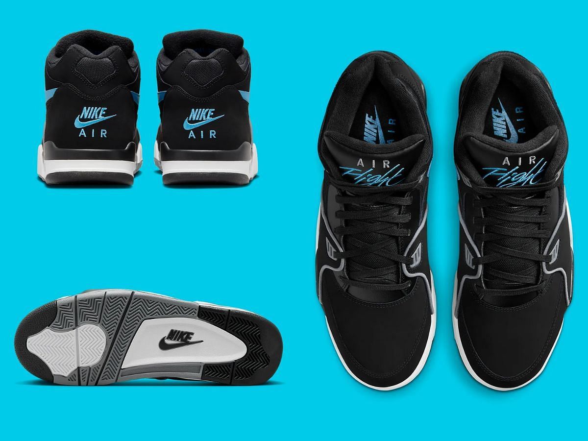 Overview of Nike Air Flight &rsquo;89 University Blue (Image via Sneaker News)