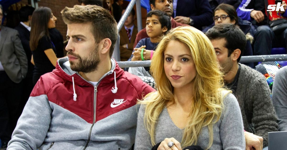 Former Barcelona defender Gerard Pique and Shakira 