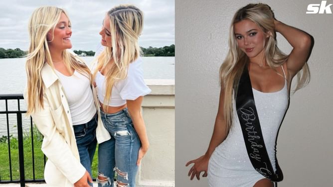 Julz Dunne engages in friendly banter with sister Olivia as she celebrates her twenty-first birthday in style: "Can I have my ID back?"