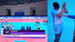 Why was the India vs Iran kabaddi final match at Asian Games 2023 suspended?