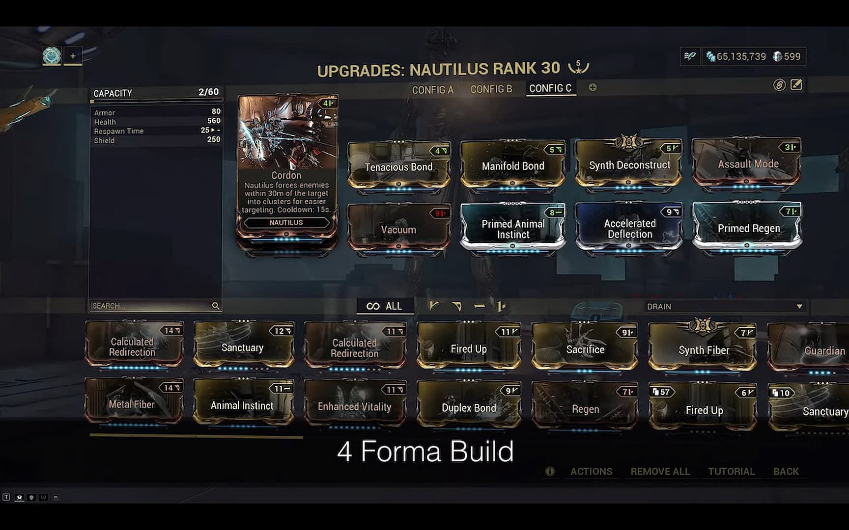 Nautilus build synergy with Hydroid for farming Steel Path solo in Warframe (Image via Digitial Extremes)