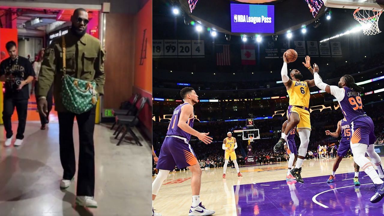 LeBron James Walks Out in A $28,000 Outfit From Louis Vuitton