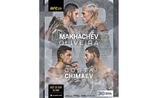 UFC 294 poster [Photo credit: @ufc - X]