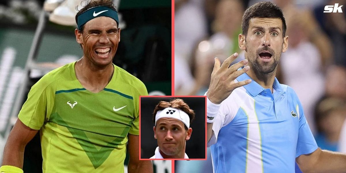 Casper Ruud recently asserted that Rafael Nadal is a better golfer than Novak Djokovic