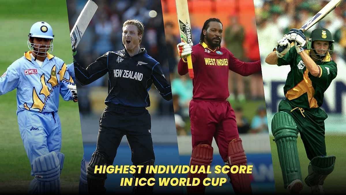 Highest Individual Score In World Cup | Highest Individual Run Scorer ...