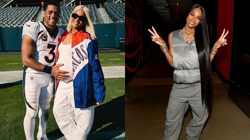 IN PHOTOS: Ciara Wilson proudly shows off baby bump as Russell Wilson's  Broncos beat Bears 31-28