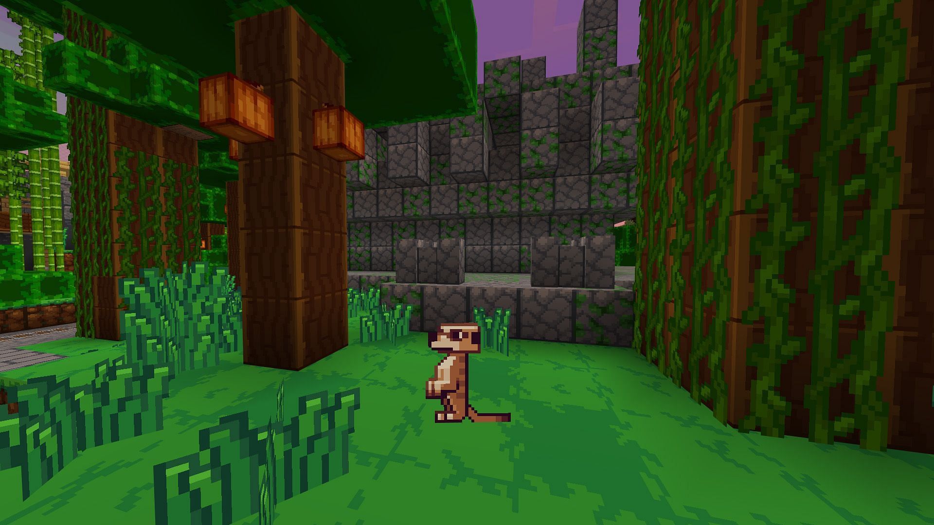 Locate The Meerkat in the Bedrock Server (Image via Mojang)