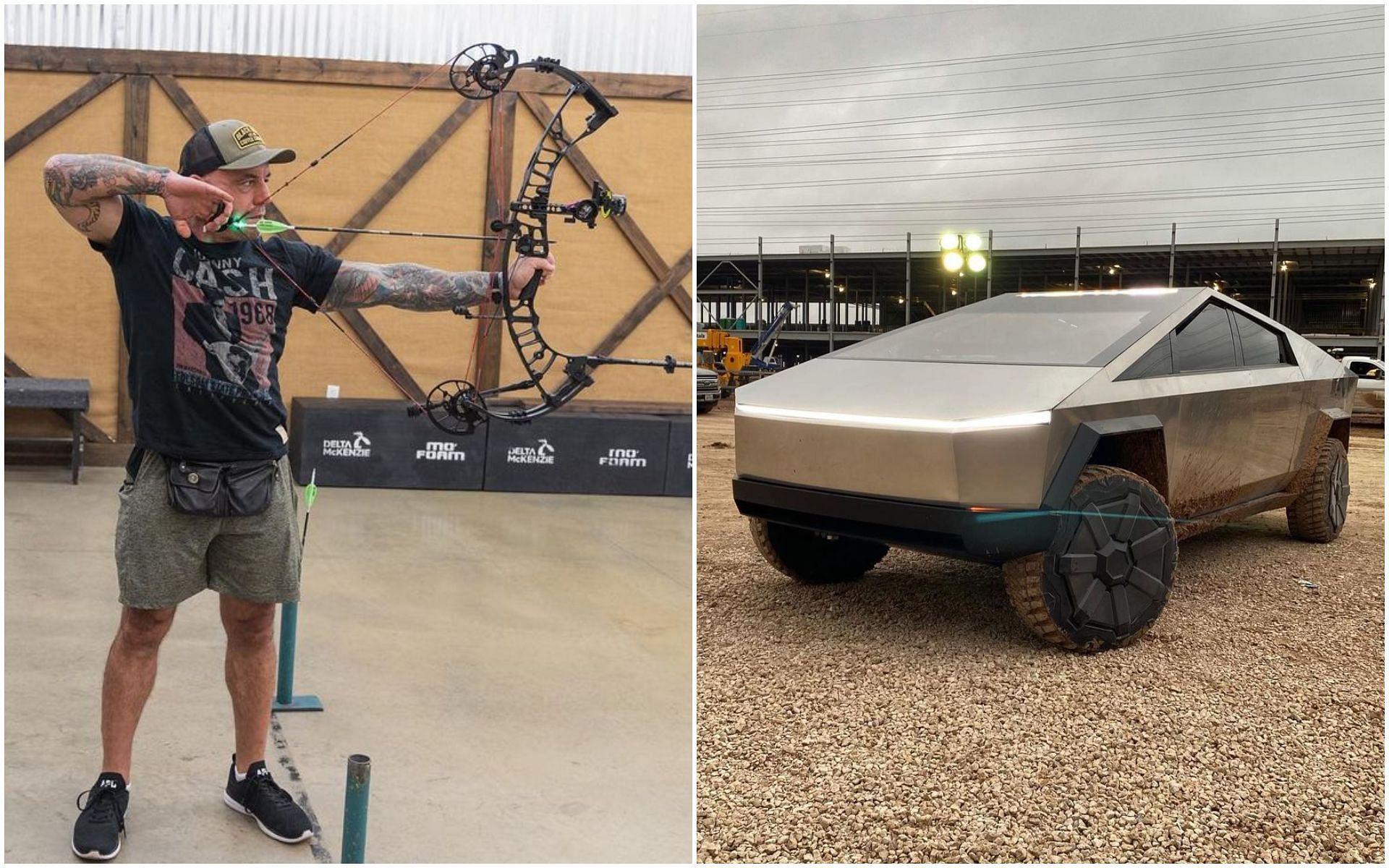 Elon Musk Joe Rogan fires arrow at Tesla Cybertruck to test toughness