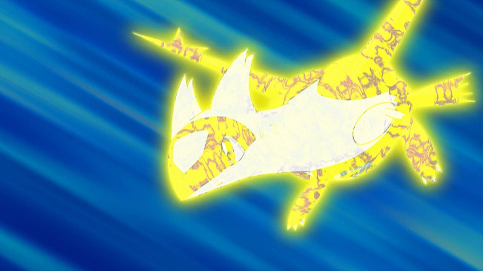 Latias using Recover in the anime (Image via The Pokemon Company)