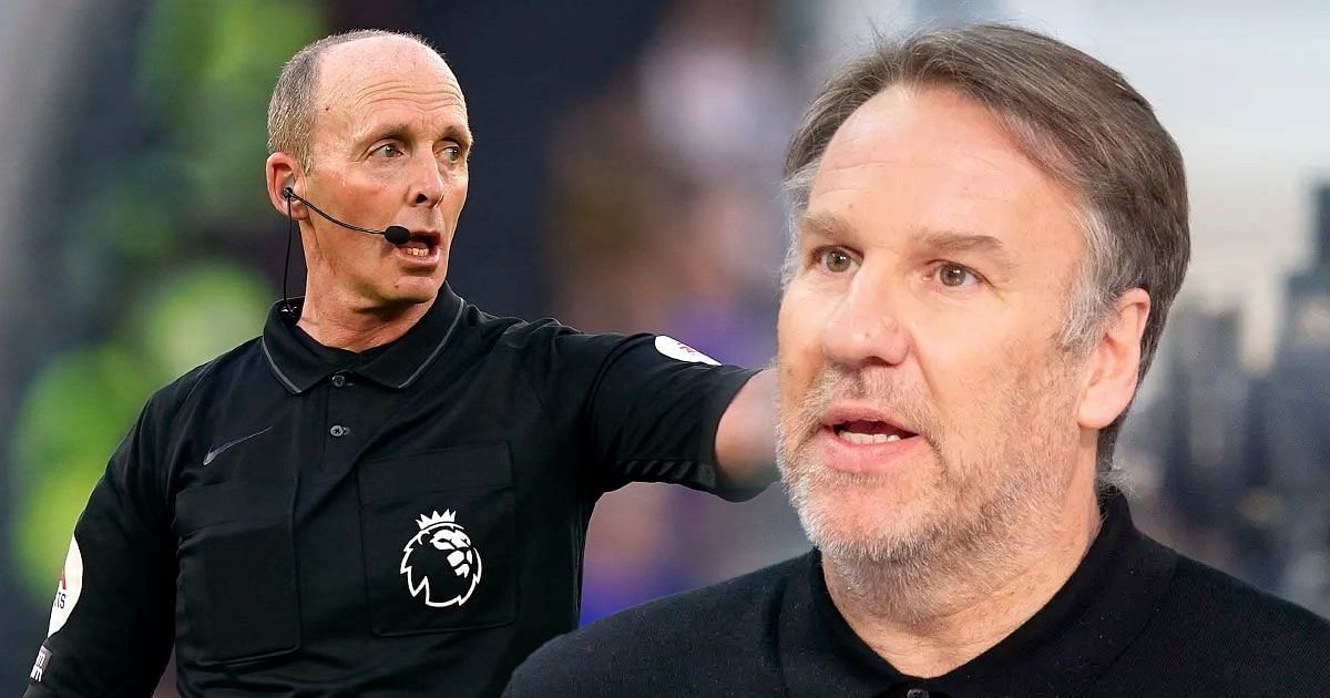 Paul Merson clashed with Mike Dean 