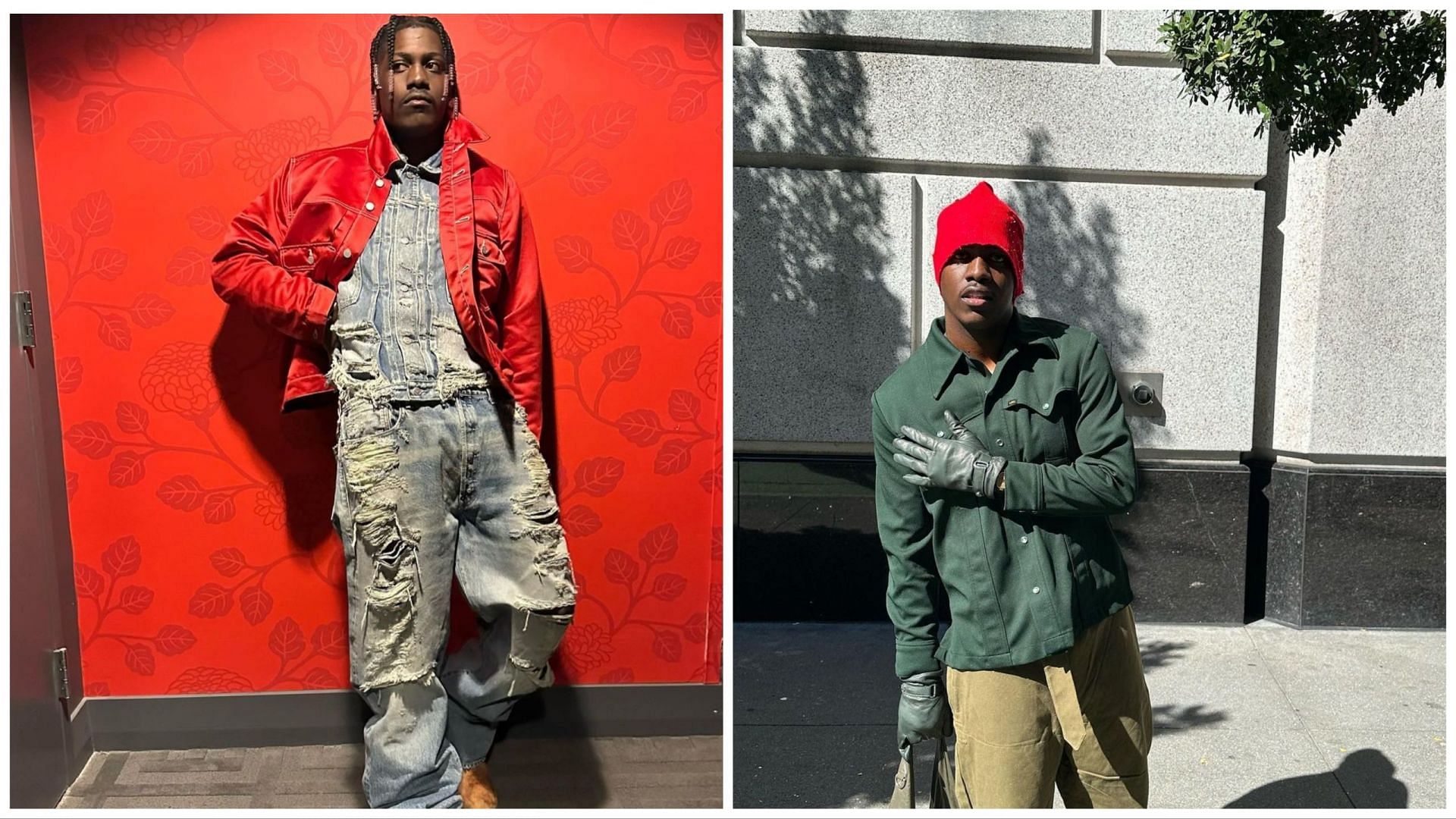 Two portraits of Lil Yatchy (Images via official Instagram @lilyatchy)