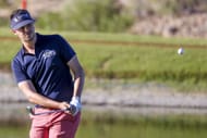 Beau Hossler follows through with his shot on the 17th hole during the first day of the Shriners Children's Open (Image via AP Photo)