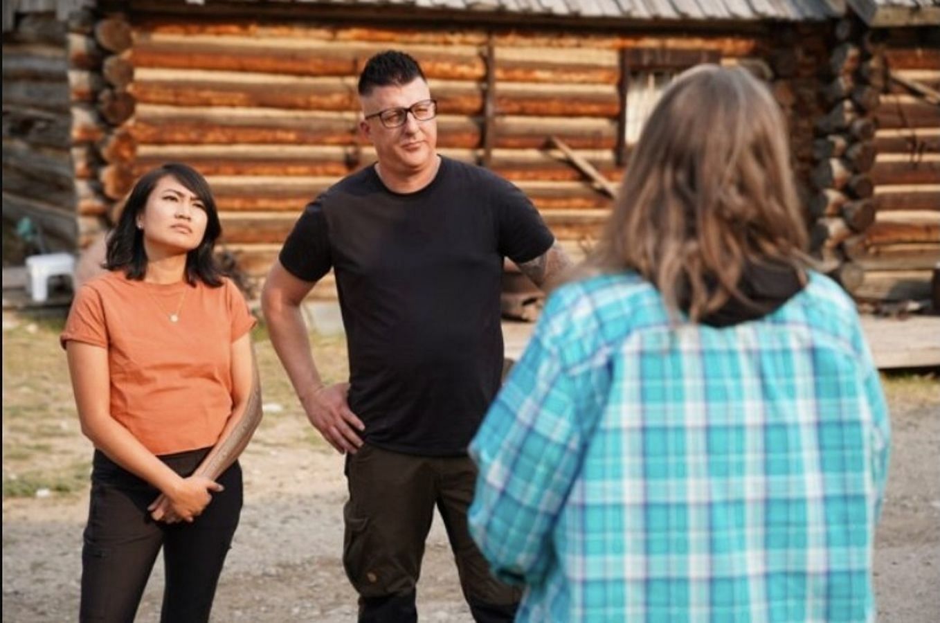 Co-hosts Tim Wood and Sapphire Sandalo in The Ghost Town Terror season 2 (Image via The Travel Channel)