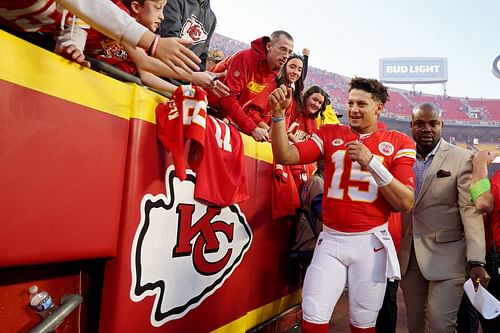 Patrick Mahomes during Los Angeles Chargers v Kansas City Chiefs