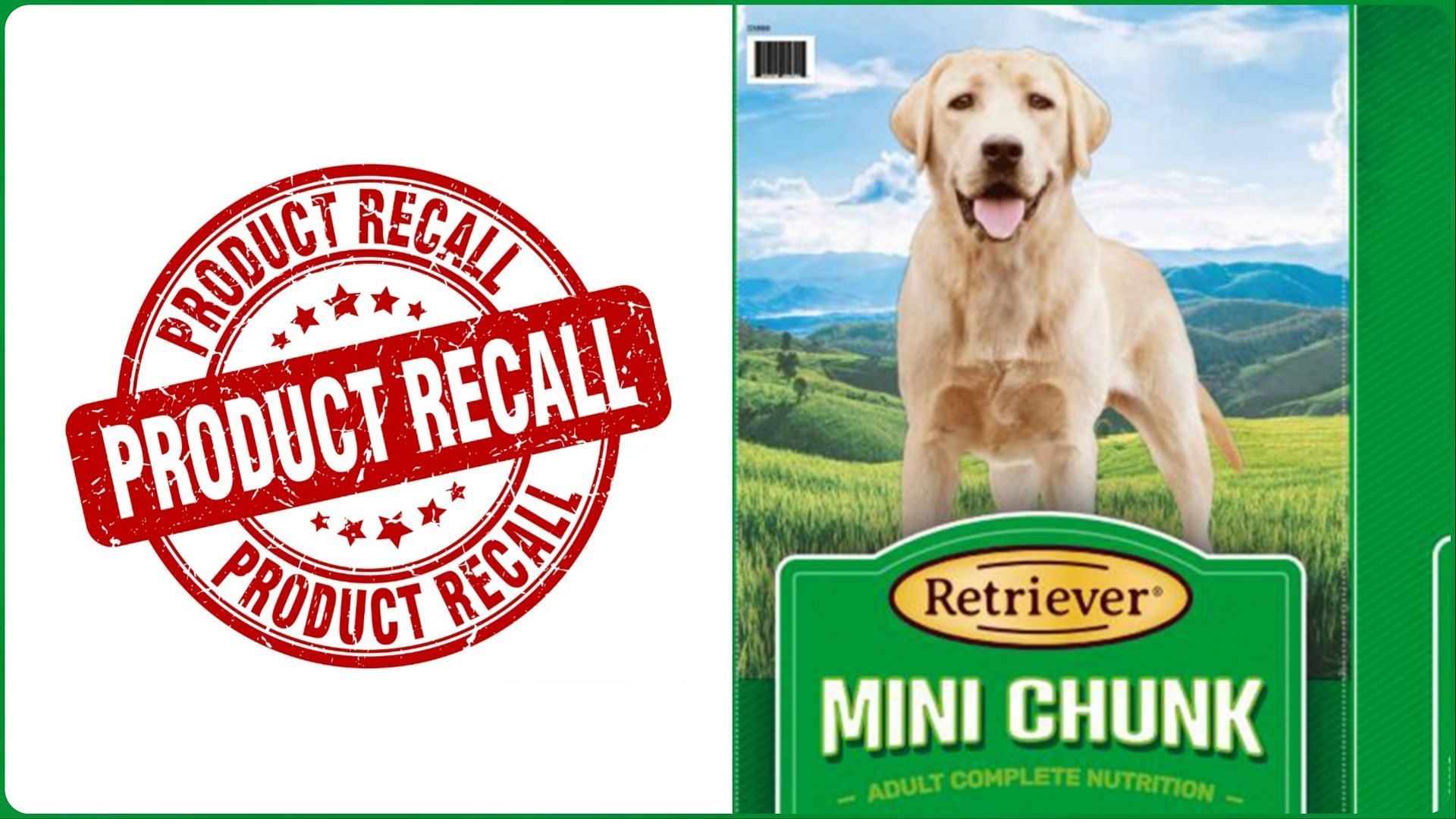 Texas Farm Production Company recalls Retriever Dry Dog Food over Salmonella contamination concerns (Image via FDA)