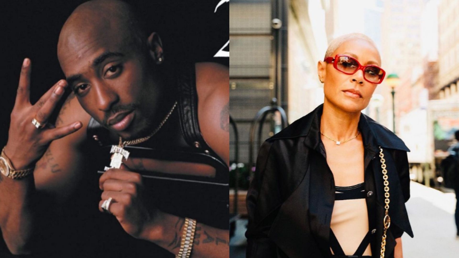 Jada Pinkett Smith called Tupac Shakur her &quot;soulmate.&quot; (Image via Instagram/2Pac/jadapinkettsmith)