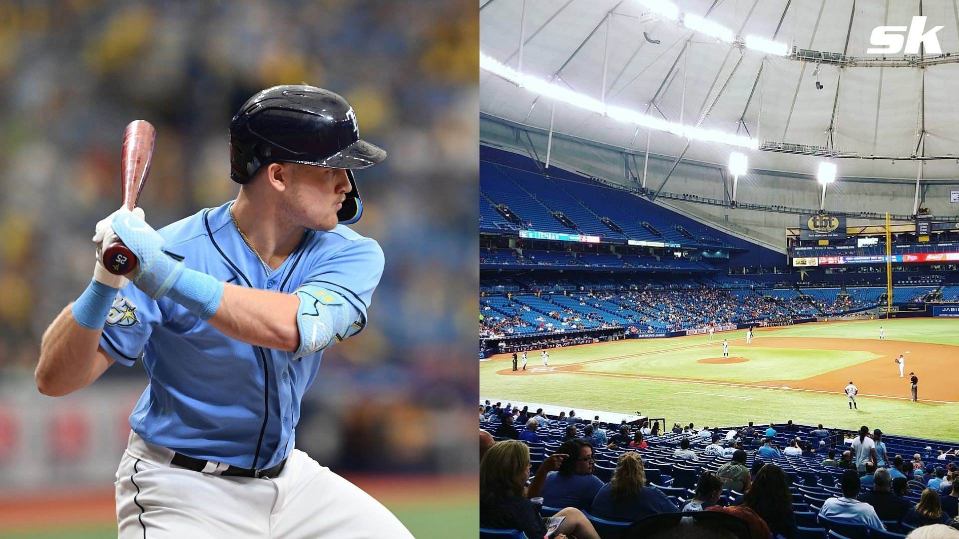 The Tampa Bay Rays struggled to draw fans to their playoff display