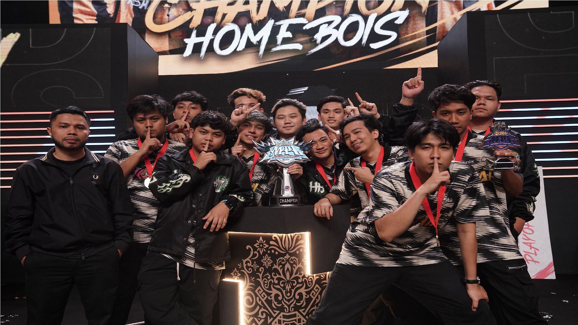 HomeBois are finally the champions of MPL MY Season 12 (Image via Moonton Games)