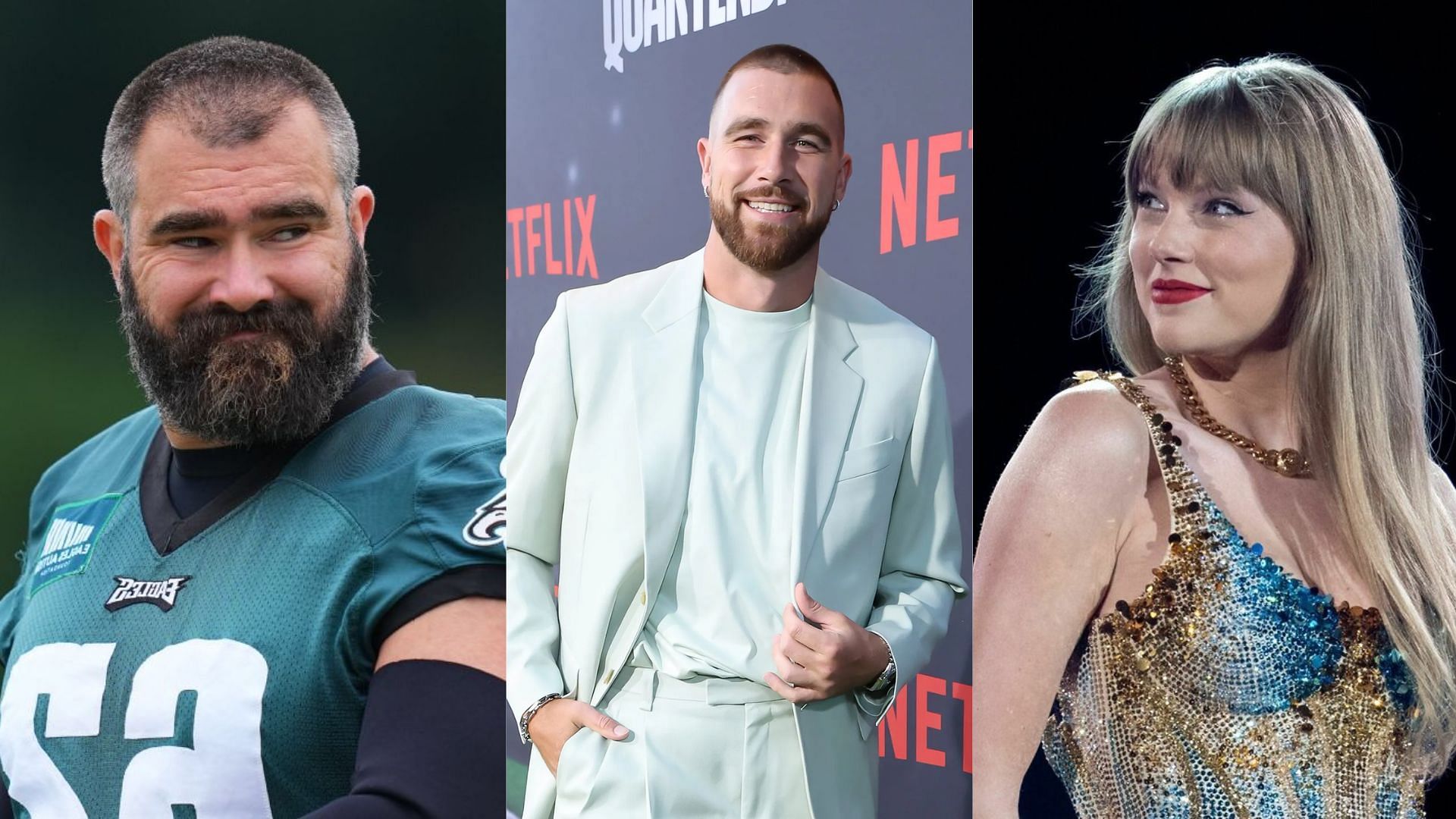 Jason Kelce and Travis Kelce thanked Swifties.