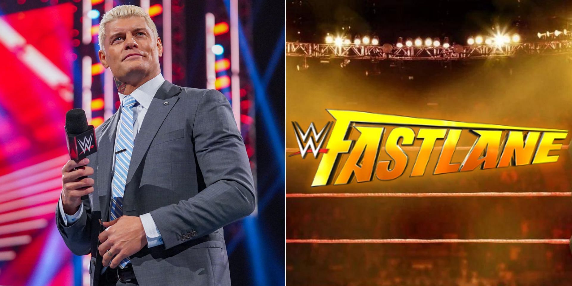Cod Rhodes will compete in a title match at WWE Fastlane
