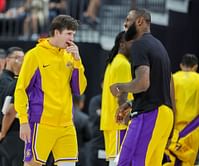 "LeNickname jokes run in locker room" - Austin Reaves’ nickname for LeBron James during IG live has NBA fans trolling the King
