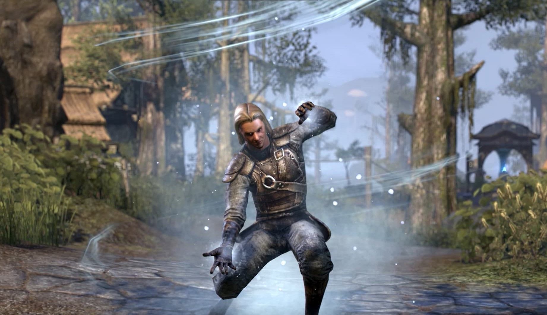 The Warden can uses abilities from the Winter&#039;s Embrace skill line to reduce incoming damage (Image via ZeniMax Online Studios)