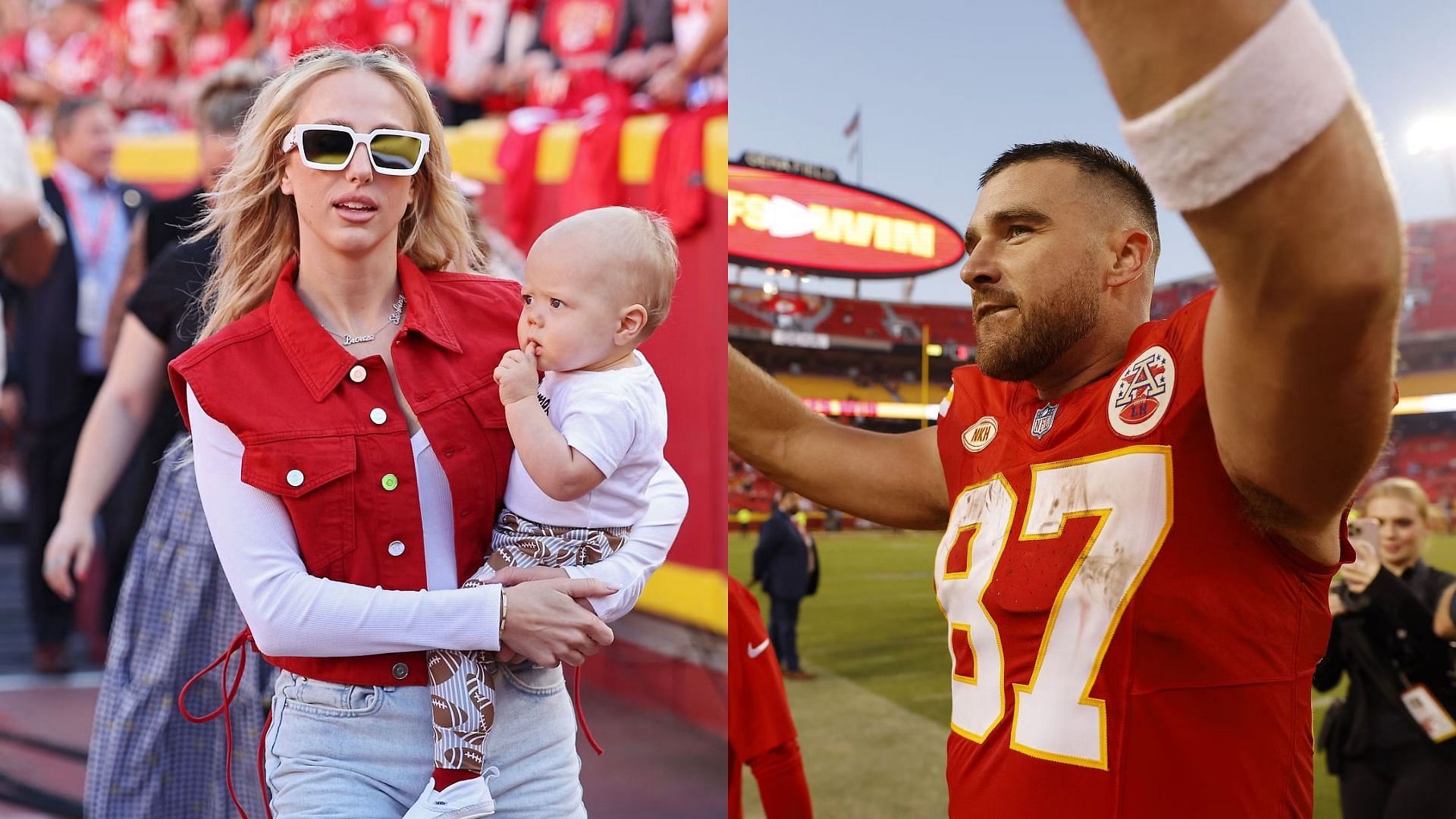 Travis Kelce likes Brittany Mahomes