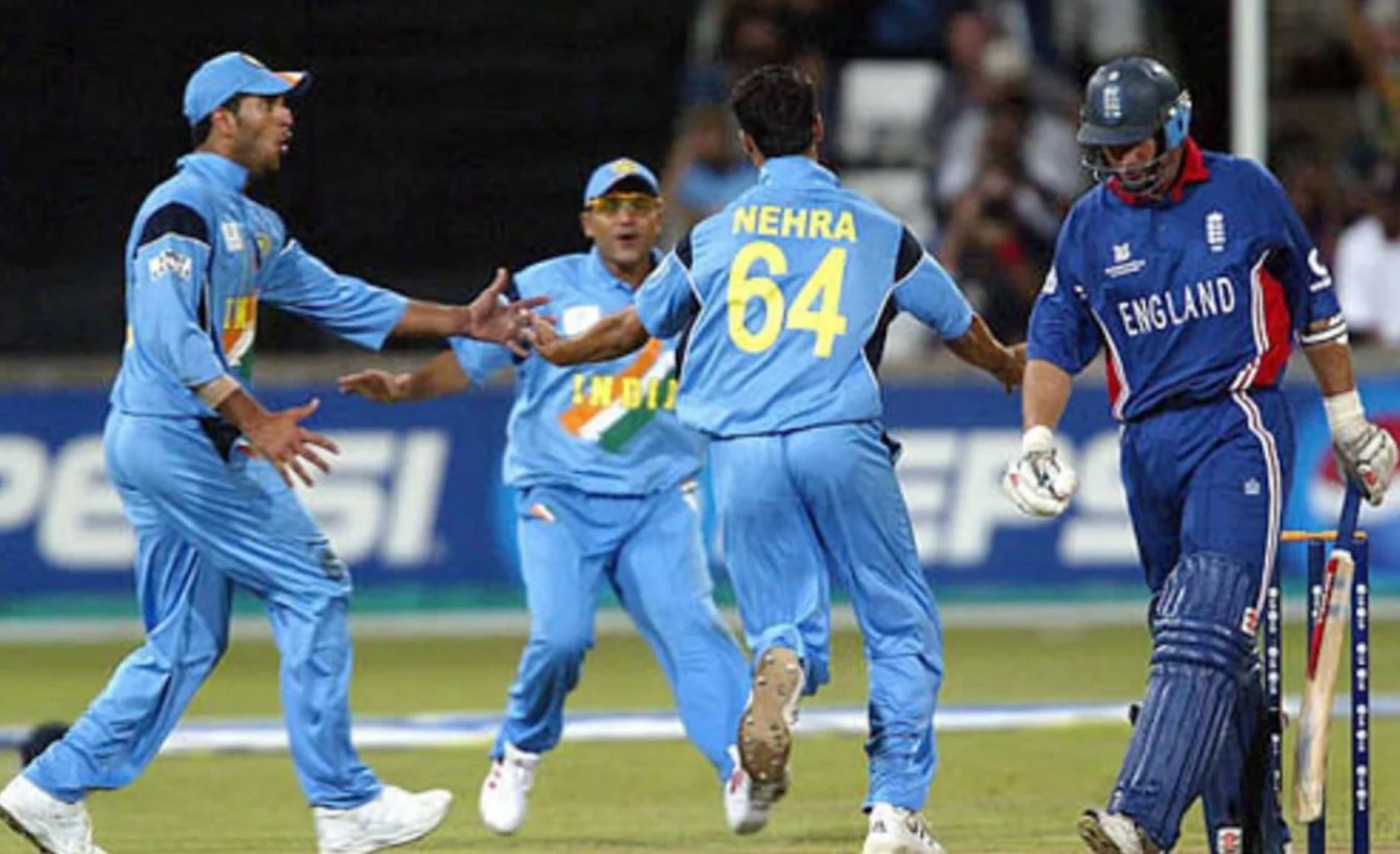 Nehra wrecked England&#039;s top order in the 2003 World Cup.