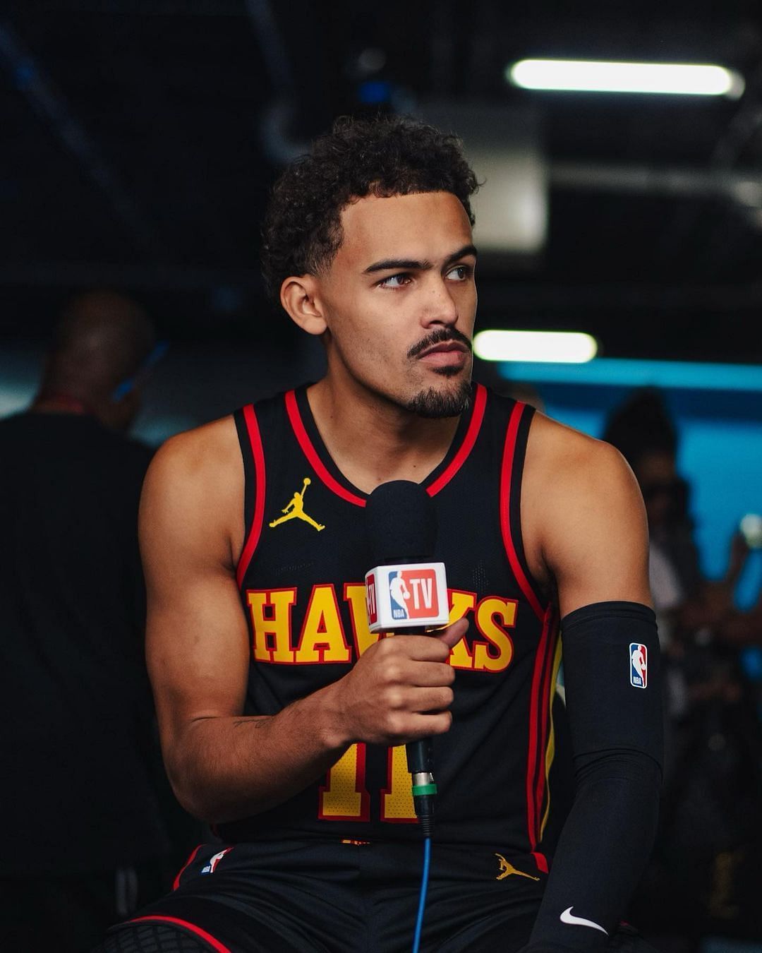 Trae Young during the NBA Media Day,2023 (via Instagram)