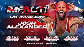 Josh Alexander speaks on IMPACT Wrestling's UK Invasion Tour; backstage reaction to the announcement