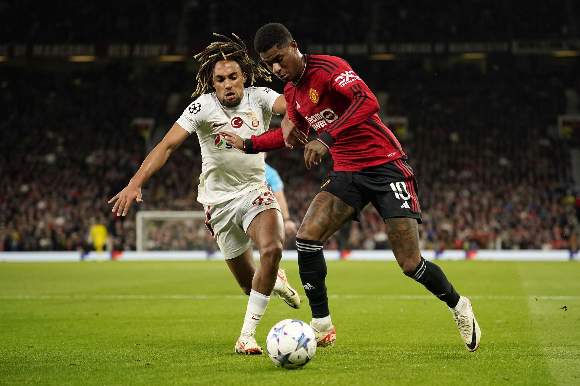 Marcus Rashford (right) has endured a difficult start to the new campaign.