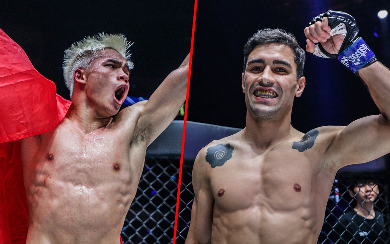 Zhang Peimian and Rui Botelho. [Image: ONE Championship]