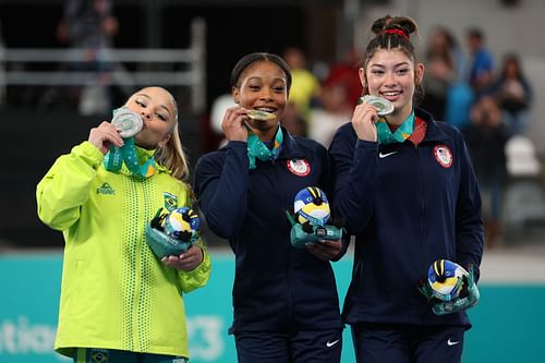 Winner of Floor Exercise event at Santiago 2023 Pan Am Games - Day 5