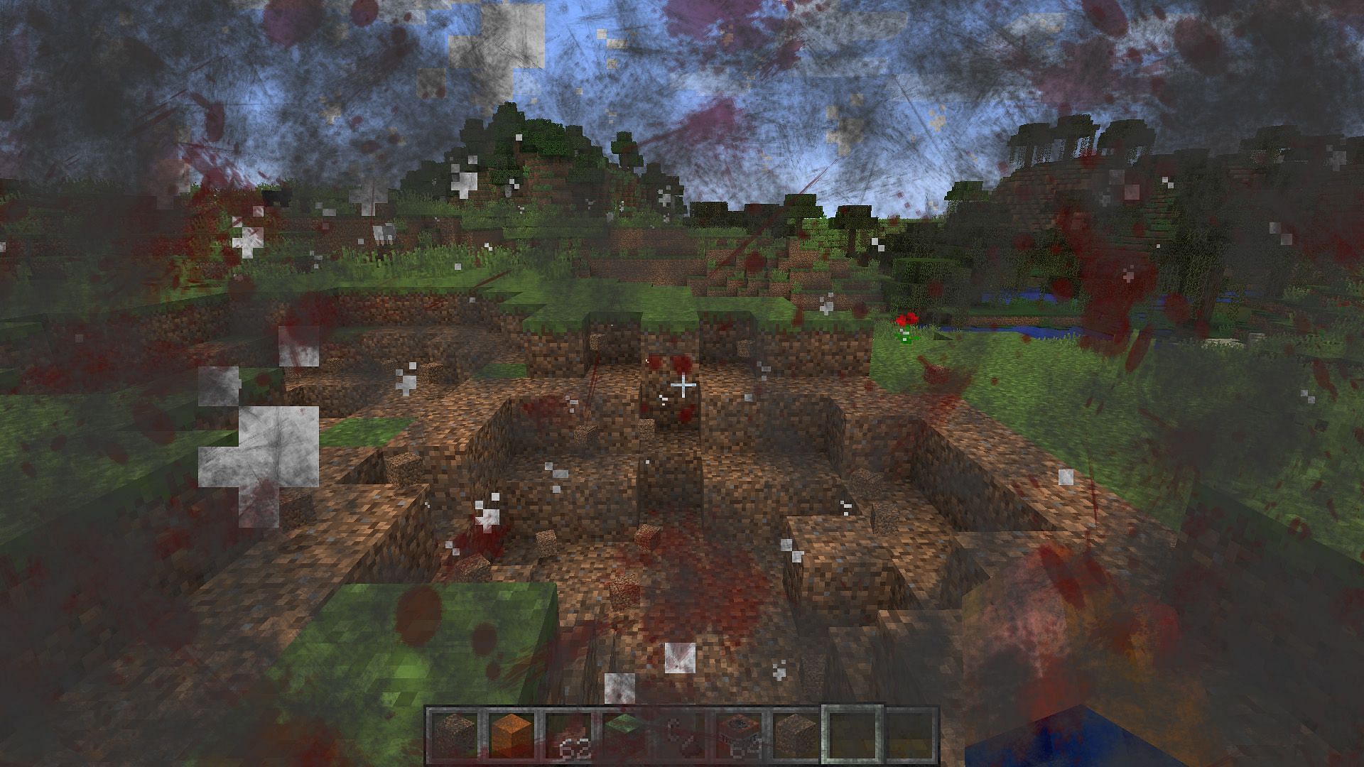 The disturbing visuals will make the apocalypse way more realistic (Image via minecrafthub.com)