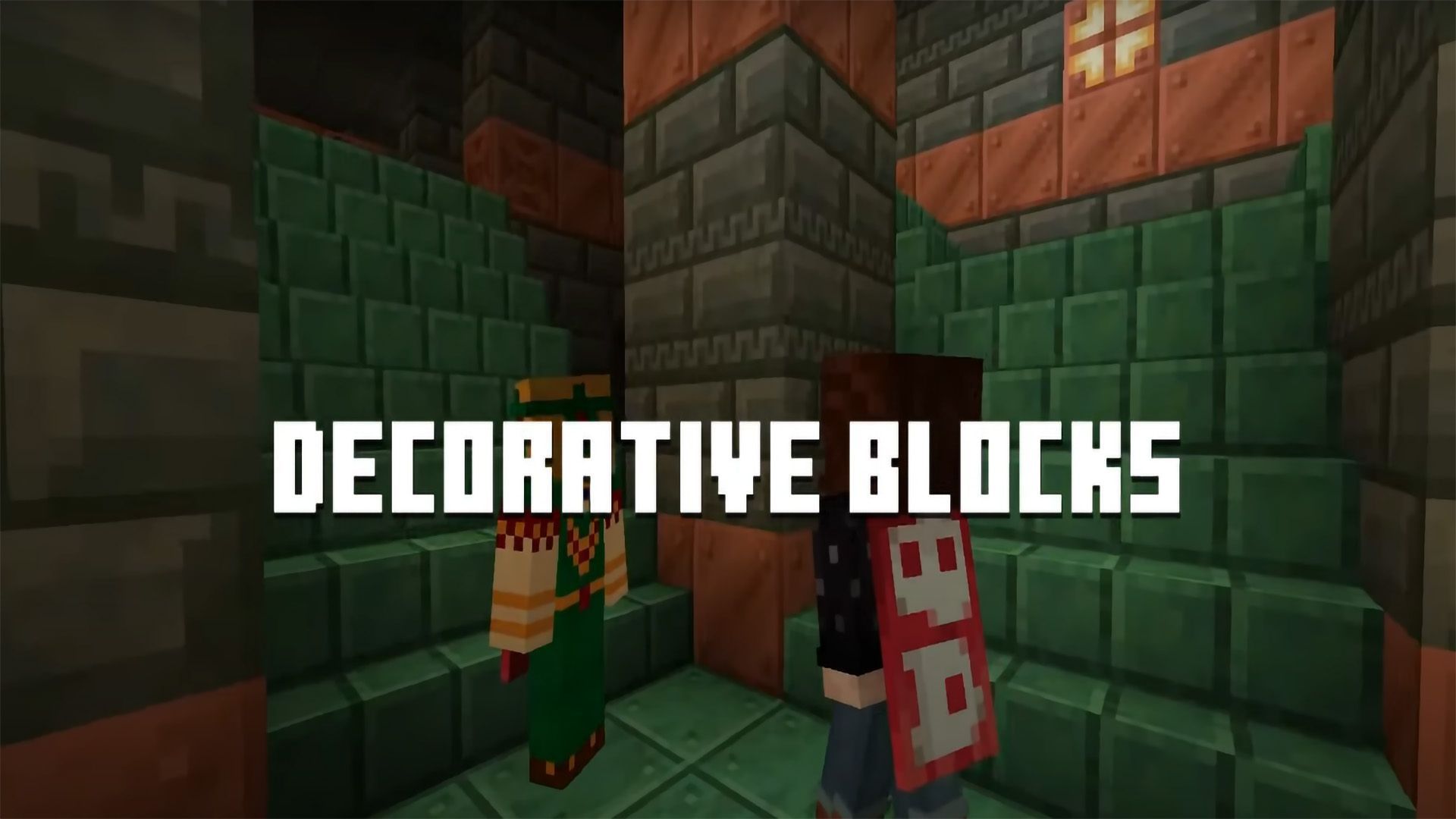 Featuring a variety of new blocks that add to the d&eacute;cor of Minecraft (Image via Mojang)