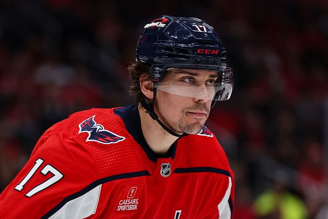 Dylan Strome shares what led to the Washington Capitals' second-period collapse against Devils