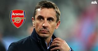 "Why he's there you'll have to ask him" - Gary Neville hits out at Arsenal star for being 'not good enough' in draw with Chelsea