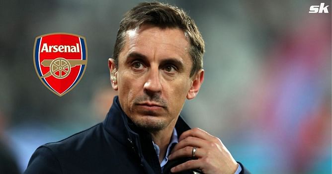 "Why he's there you'll have to ask him" - Gary Neville hits out at Arsenal star for being 'not good enough' in draw with Chelsea