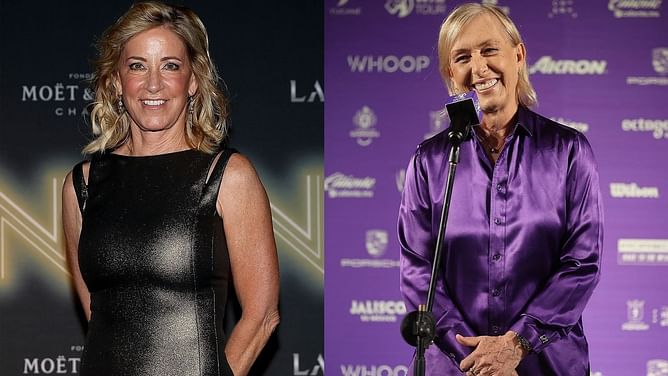 "To my great friend";"Thanks for helping me get to this birthday" - Chris Evert & Martina Navratilova exchange niceties on latter's 67th birthday
