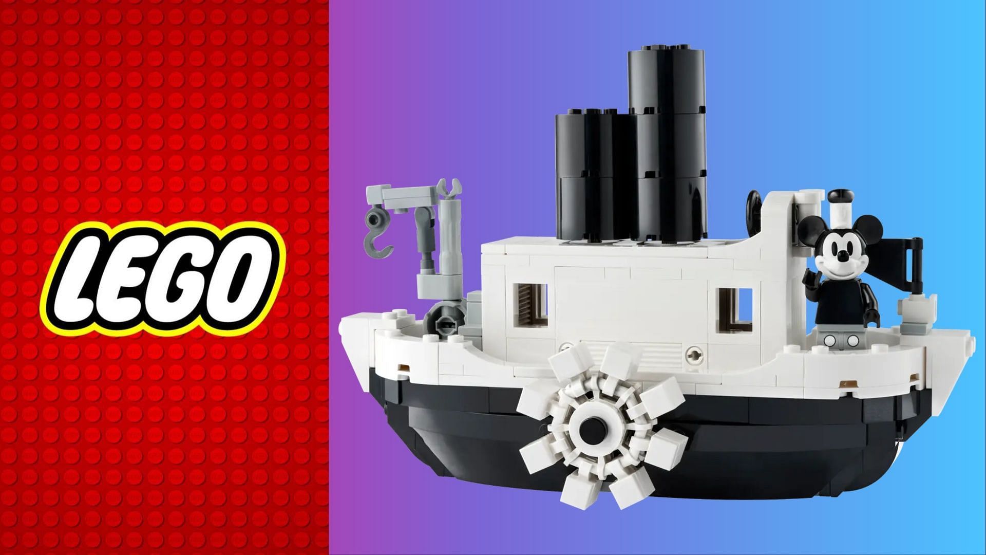 Lego shop hot sale steamboat willie