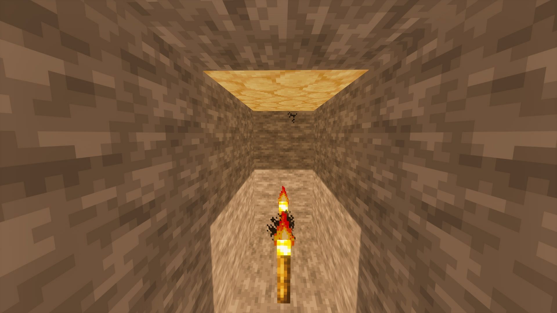 Light up a torch and save yourself from a funeral (Image via Mojang)