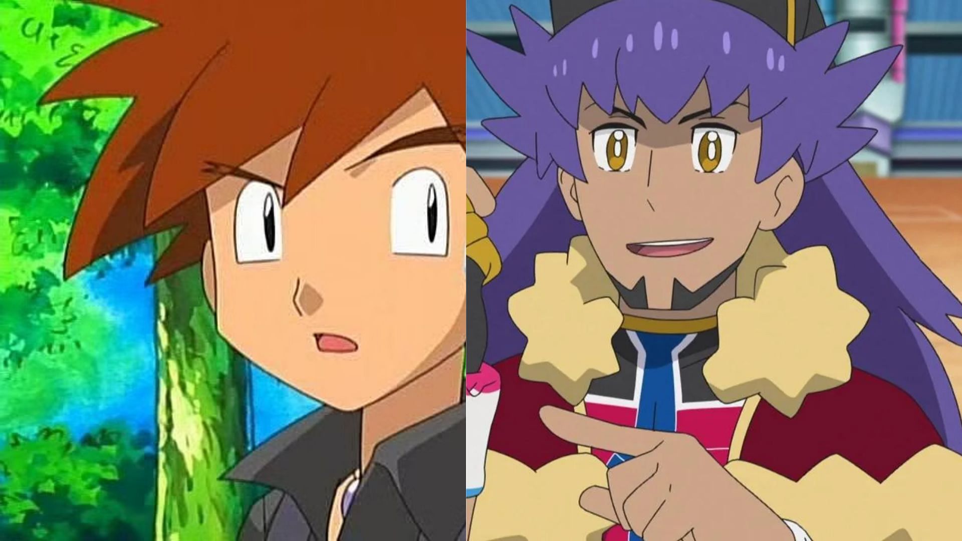 Gary Oak and Leon (Image via TPC)