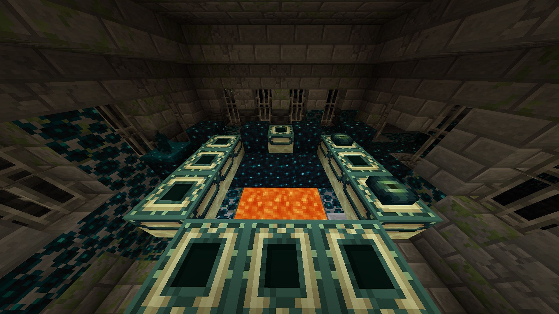 The Ancient City ruined the portal (Image via Mojang)