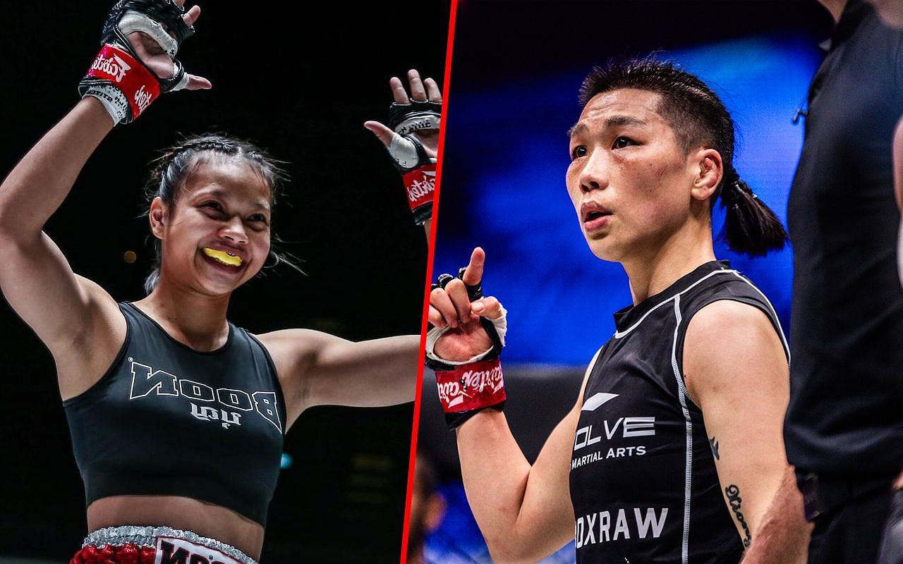 Supergirl (left) and Xiong Jing Nan (right) | Image credit: ONE Championship