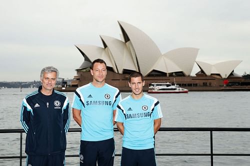 John Terry hailed Eden Hazard as one of the Blues' all-time greats.