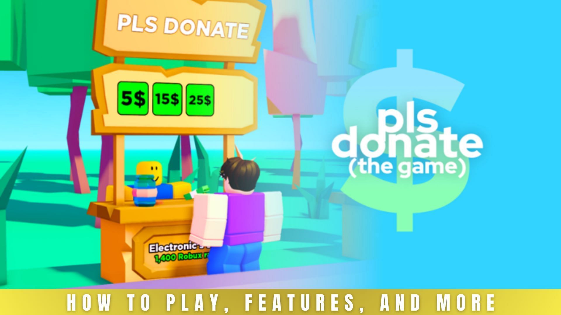 Roblox Pls Donate: How to play, features, and more